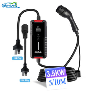 Australia B1 Smart Type2 Homeuse EV Chargers Adjustable 15A 5M(16.5ft)/10M(32.8ft)